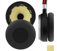 Cuscinetti auricolari di ricambio Geekria per Jabra Evolve 75UC/ 75/75+/ 75MS (non adatti a Jabra Evolve2 75 PC Wireless) Cuffie, cuscinetti per orecchie, parti di riparazione (Nero)