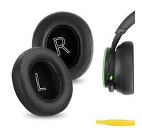 Cuscinetti auricolari di ricambio Geekria per Microsoft Xbox Wireless (versione 2024)/ cablato, Xbox Stereo/cuffie Stereo Headset 20th Anniversary Special Edition, con guida video (Nero)