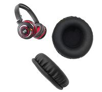 Cuscinetti auricolari di ricambio in memory foam per cuffie Creative Sound Blaster EVO ZX - Nero