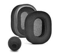 Cuscinetti auricolari di ricambio in memory foam per Razer BlackShark V2 X, migliorata qualità del suono, protezione microfono, cuscinetti in mesh e memory foam