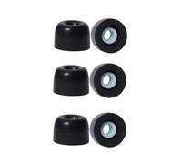Cuscinetti auricolari di ricambio in memory foam per Sennheiser CX500BT CX400BT CX300BT CX Plus, tappi per le orecchie grandi, medi e piccoli, 4 paia, nero, L