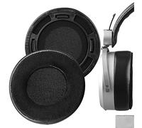 Cuscinetti auricolari di ricambio in pelle di pecora e velour Geekria Elite per Hifiman HE 400SE/400/400I/400S, HE 560/560I/500/300/350, SUNDARA, parti di riparazione (Nero)
