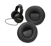 Cuscinetti auricolari di ricambio in pelle memory foam per cuffie Koss UR20 UR30 - nero