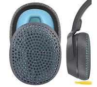 Cuscinetti auricolari di ricambio in pelle proteica Geekria, compatibili con Skullcandy Riff Wireless/Riff 2 Wired & Wireless On-Ear (Grigio)