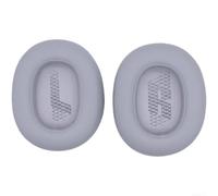 Cuscinetti auricolari di ricambio in pelle proteica per cuffie Jbl Live 770nc, morbidi e confortevoli, colore grigio, set da 2 pezzi (grigio)