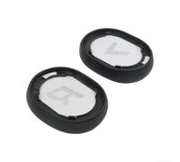 Cuscinetti auricolari di ricambio in schiuma morbida per cuffie Plantronics Backbeat Pro 2 8200UC - per paraorecchie in similpelle premium nero (A)