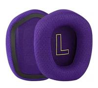 Cuscinetti auricolari di ricambio in tessuto a rete G733, compatibili con cuffie wireless Logitech G733 Lightspeed RGB ad alta densità, in memory foam (viola)