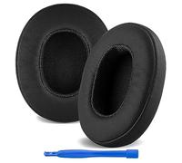 Cuscinetti auricolari di ricambio Linkidea per cuffie Skullcandy Crusher Wireless/Crusher EVO/Crusher ANC, Hesh 3/EVO/ANC, Venue ANC, cuscinetti auricolari (pelle proteica/nero)