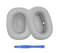 Cuscinetti Auricolari di Ricambio per AirPods Max Cuffie di MMOBIEL - Memory Foam e Mesh Fabric Cuscinetti Cuffie - Padiglioni - Argento
