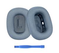 Cuscinetti Auricolari di Ricambio per AirPods Max Cuffie di MMOBIEL - Memory Foam e Mesh Fabric Cuscinetti Cuffie - Padiglioni - Celeste