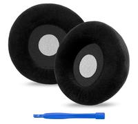 Cuscinetti auricolari di ricambio per cuffie AKG K701, K702, Q701, Q702, K601, K612, K712, K400, K500 (velluto/nero)