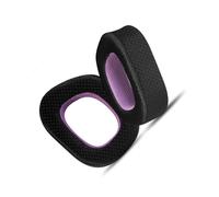 INF 2 cuscinetti di ricambio per cuffie Corsair HS80 RGB Max, in tessuto, nero/viola, 9 x 7 cm