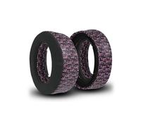 Cuscinetti Auricolari di Ricambio per Cuffie da Gioco per PS5 PlayStation5 PULSE 3D, Comodi Cuscinetti Auricolari, Nero-Rosa