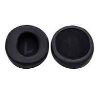 Cuscinetti auricolari di ricambio per cuffie FIIO FT1, morbidi cuscinetti in pelle proteica per un maggiore comfort e isolamento acustico, accessori di facile installazione (pelle di agnello nera FT1)