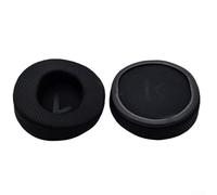 Cuscinetti auricolari di ricambio per cuffie FIIO FT1, morbidi cuscinetti in pelle proteica per un maggiore comfort e isolamento acustico, accessori di facile installazione (uno nero)