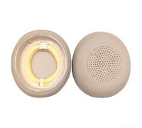 Cuscinetti auricolari di ricambio per cuffie Jabra Elite 45H Evolve2 65 UC - Cuscinetti auricolari in memory foam ispessiti per un uso prolungato, non piatti, neri, 100 x 25 mm