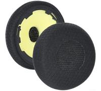 Cuscinetti auricolari di ricambio per cuffie Jabra per evolve 75 75Plus, in schiuma ad alta densità, per comfort e suono, coppia nera