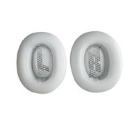 Cuscinetti auricolari di ricambio per cuffie JBL E65 E65BTNC / Duet NC/Live 650 660 BTNC/Live 650 660 NC, in pelle morbida, proteica memory foam (Bianco)