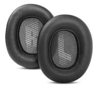 Cuscinetti auricolari di ricambio per cuffie JBL E65 E65BTNC / Duet NC/Live 650 660 BTNC/Live 650 660 NC, in pelle morbida, proteica memory foam (Nero)