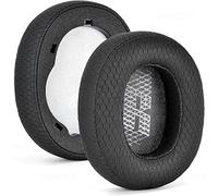 Cuscinetti auricolari di ricambio per cuffie JBL E65 E65BTNC / DUET NC / LIVE650 BTNC LIVE660 BTNC, cuscinetti auricolari di ricambio in memory foam (tessuto - nero)