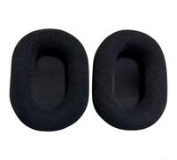 Cuscinetti auricolari di ricambio per cuffie Logitech G Pro X 2, design con apertura più grande con memory foam, cuscinetti di ricambio più morbidi per tutto il giorno, accessorio da gioco nero (nero