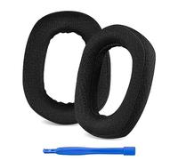 Cuscinetti auricolari di ricambio per cuffie Logitech G435 Bluetooth wireless da gioco, cuscinetti auricolari (tessuto a rete/nero)