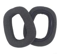 Cuscinetti auricolari di ricambio per cuffie Logitech Zone Vibe 100 per cuscinetti in spugna di velluto di alta qualità, comodi paraorecchie (nero)
