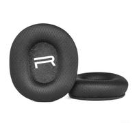 Cuscinetti auricolari di ricambio per cuffie Plantronics RIG 300 Pro-HX, morbidi cuscinetti in pelle proteica, facili da installare, accessori da gioco neri, 10 x 8,5 cm (A)