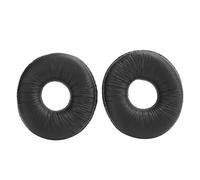 Cuscinetti auricolari di ricambio per cuffie Plantronics Savi W720, imbottitura in morbida schiuma memory con rivestimento in pelle rugosa per un