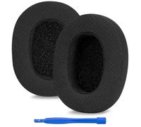 Cuscinetti auricolari di ricambio per cuffie Skullcandy Crusher Wireless, Crusher Evo, Crusher ANC, Hesh 3, Hesh EVO, Hesh ANC, cuscinetti auricolari per cuffie, in tessuto a rete, colore nero