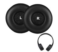 Cuscinetti auricolari di ricambio per cuffie Sony, 70 mm, compatibili con cuffie Sony WH-CH500 CH510 MDR-ZX330BT ZX310 ZX300 ZX110 ZX600 ZX660 MDR-V150 V200 V250 V300 JBL Tune 500BT nero, 2 pezzi