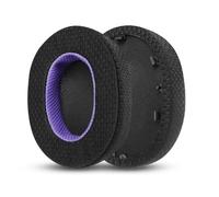 INF Cuscinetti auricolari di ricambio per cuffie Sony WH-1000XM5 – Nero/Viola Mesh