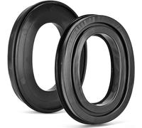 Cuscinetti auricolari di ricambio per cuffie Sordin MSA Gel - Gel Ice Gel Memory Foam Covers per TPU resistente all'umidità Tactical Nero 10,5 cm