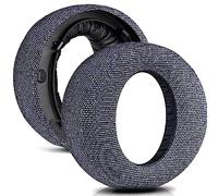 Cuscinetti auricolari di ricambio per cuffie wireless PS5 per Sony Playstation 5 Pulse 3D PS5, cuscinetti per cuffie, parti di riparazione (flanella grigia)