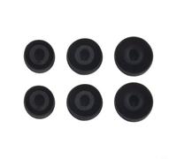 Cuscinetti auricolari di ricambio per Huawei FreeBuds 5i, in silicone, sicuri, inodore, comodi da indossare, lunga durata, set da 3 paia (nero)