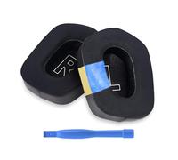 Cuscinetti Auricolari di Ricambio per Logitech G733 / G335 Lightspeed Wireless Gaming Cuffie di MMOBIEL - Cuscinetti Gel Raffreddante - Padiglioni Cuffie - Nero