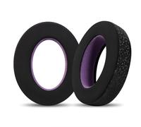 INF 2 cuscinetti refrigeranti in seta di ghiaccio per cuffie Sennheiser HD650, HD660s, HD600, nero/viola, 9 x 7,5 cm
