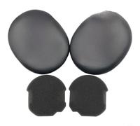 Cuscinetti auricolari di ricambio per Sony WH-1000XM5 XM4 XM3 XM2 MDR-1000X, cuscinetti auricolari in morbida pelle proteica con copertura per archetto, nero (P)