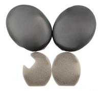 Cuscinetti auricolari di ricambio per Sony WH-1000XM5 XM4 XM3 XM2 MDR-1000X, cuscinetti auricolari in morbida pelle proteica con copertura per archetto, nero (I)