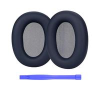 Cuscinetti Auricolari di Ricambio per Sony WH-1000XM6 Noise Cancelling Cuffie di MMOBIEL - Memory Foam e Protein PU Cuscinetti - Padiglioni Cuffie - Blu