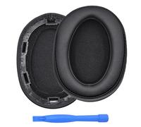 MMOBIEL Cuscinetti Auricolari di Ricambio per Sony WH-H900N / Sony MDR-100ABN Cuffie Memory Foam Protein PU Cuscinetti - Padiglioni Cuffie - Nero