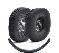 INF Cuscinetti auricolari di ricambio per Marshall Major 1/2, cuscinetti auricolari e cuscinetti per archetto, buon isolamento acustico, 1 paio di cuscinetti auricolari, 1 copertura per archetto