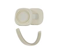 INF Set di ricambio per Marshall Major V/5, 2 cuscinetti auricolari e 1 copriarchetto bianco in pelle proteica