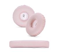 Cuscinetti auricolari e set di archetto sostitutivi compatibili con JBL JR300, T450BT, T500BT, Tune600 - Stile rete da calcio Pink