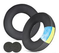 Cuscinetti Auricolari in e Tessuto per DT990 Nero Cuscinetti(Black) | Misto e tessuto per sportivo, all'usura, sensazione per premium, traspirante, nel tempo