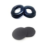 Cuscinetti auricolari in gel compatible David Clark serie H10, cuscinetti cuffie Compatibile con Rugged Avcomm Faro ASA Telex 25xt Cuffie per aviazione Pilot Headphne Deluxe Cloth Ear Seal Covers