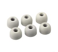 Cuscinetti auricolari in memory foam con custodia per Sony WF-1000XM4 per wf-1000xm5 per LinkBuds S, morbidi cuscinetti di ricambio con isolamento acustico (M grigio)