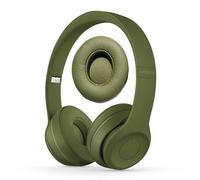 Cuscinetti auricolari in memory foam per cuffie auricolari Beats Solo 2.0/Solo 3.0 Wireless/Wired On Ear (1 paio) (verde militare)