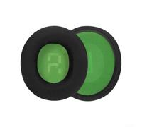 Cuscinetti auricolari in memory foam per Skullcandy SLYR PRO per cuffie | 2 cuscinetti di ricambio in tessuto di seta ghiacciata, vestibilità comoda (verde)
