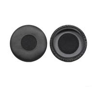 Cuscinetti auricolari in morbida pelle proteica per cuffie Jabra per evolve 20 30 40 65 - Fodera per cuscino traspirante con isolamento acustico per uso ufficio, nero, 60 x 18 mm (H)
